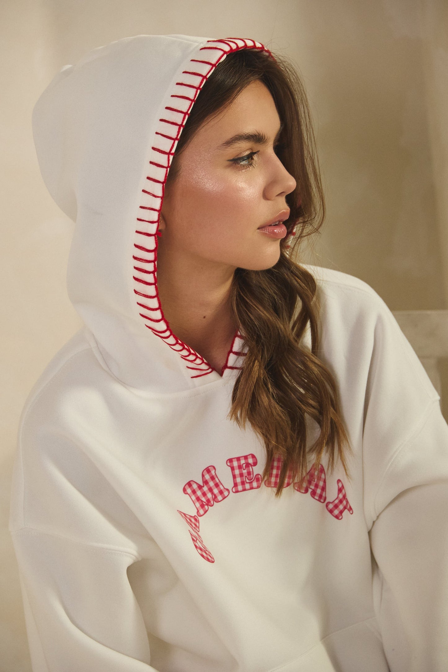 LOVLOV Gameday Gingham Cooper Fleece Hoodie