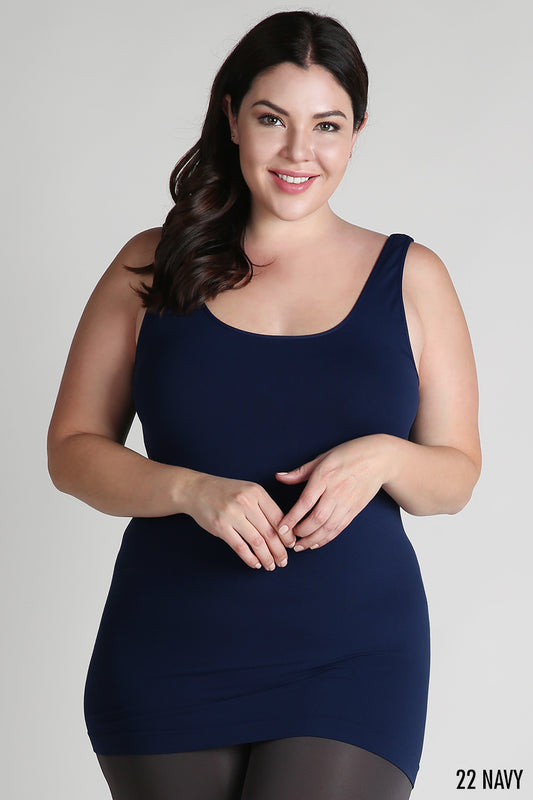 NIKIBIKI Plus Size Jersey Tank Top