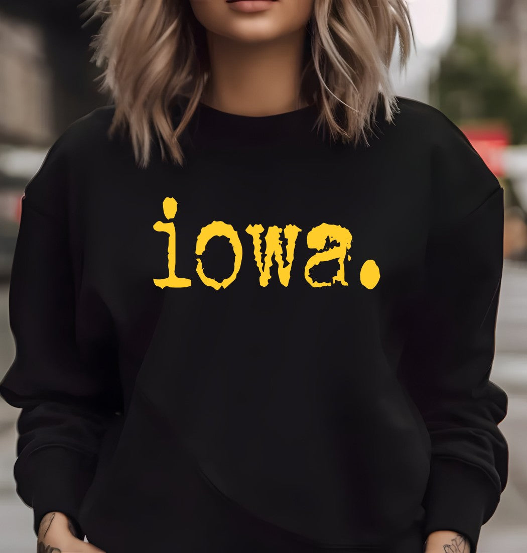 OCEAN Iowa Dot Game Day Sweatshirt Black