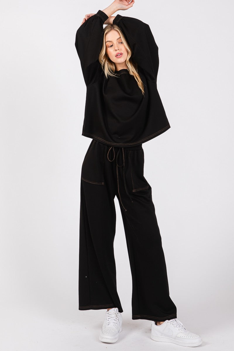 SEWN+SEEN Scuba Top and Pant Set