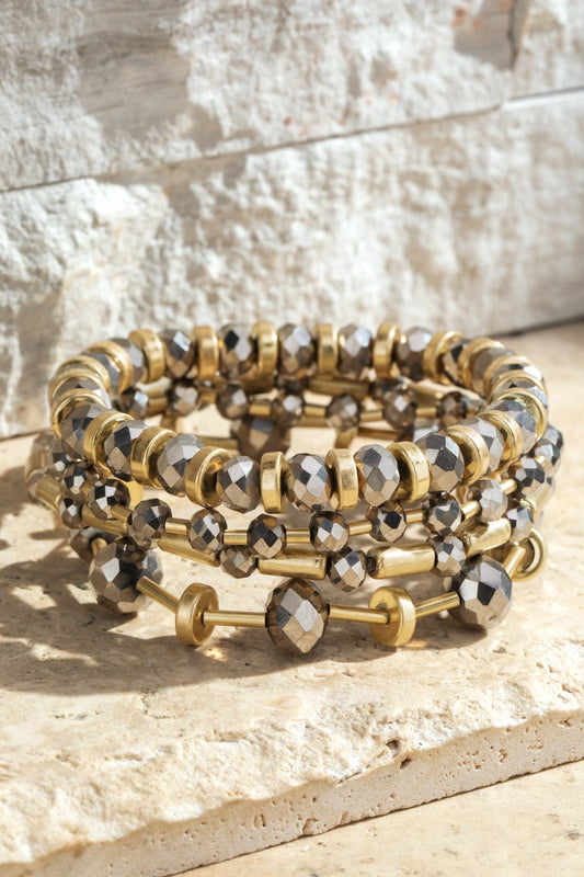 URBANISTA Multi Stranded Glass Bracelet