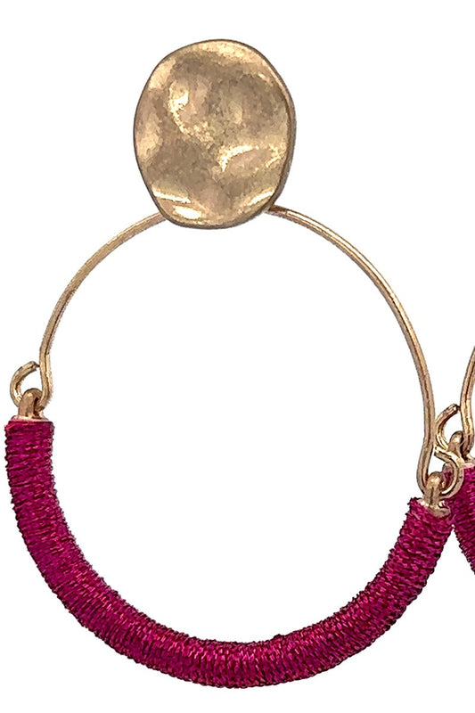 URBANISTA Shiny Single Hoop Earrings