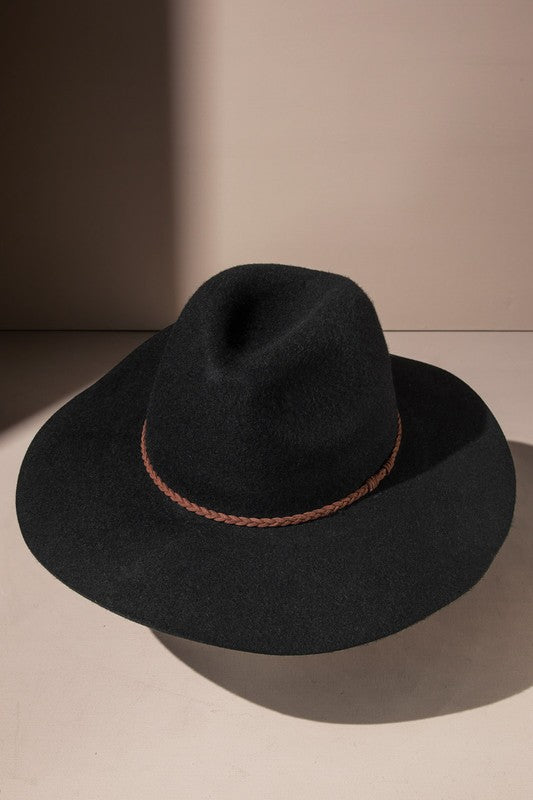 URBANISTA Wool Wide Brim Panama Hat