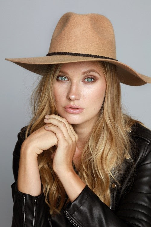 URBANISTA Wool Wide Brim Panama Hat