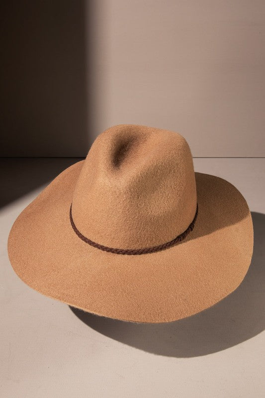 URBANISTA Wool Wide Brim Panama Hat