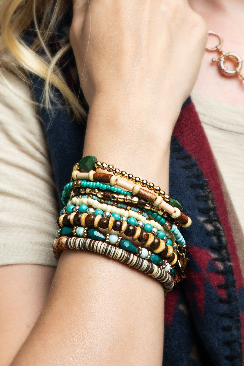 URBANISTA 11 in 1 Mountain Meadow Stack Bracelets