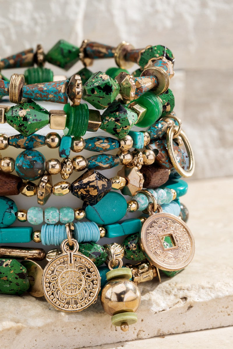 URBANISTA  Hidden Valley 9 in 1 Stack Bracelets