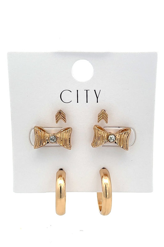 URBANISTA Set of 3 Earrings