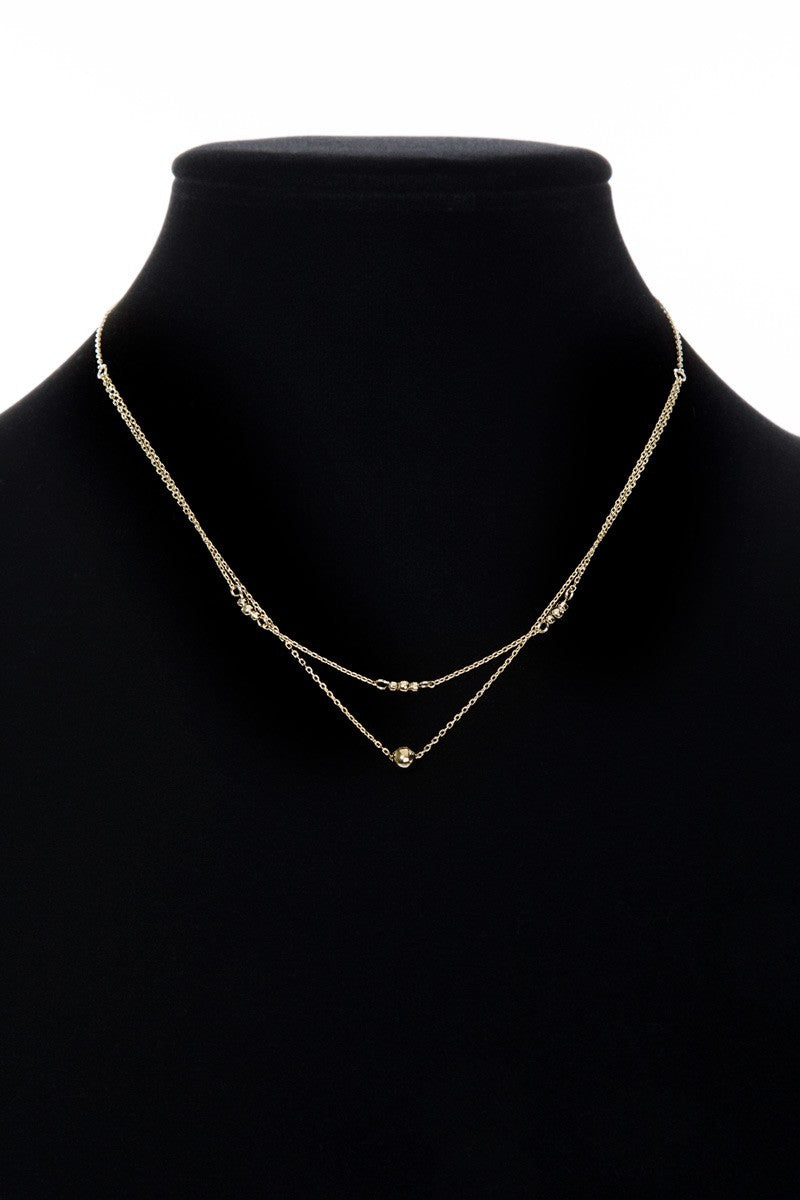 URBANISTA Brass Beads Pendant Necklace