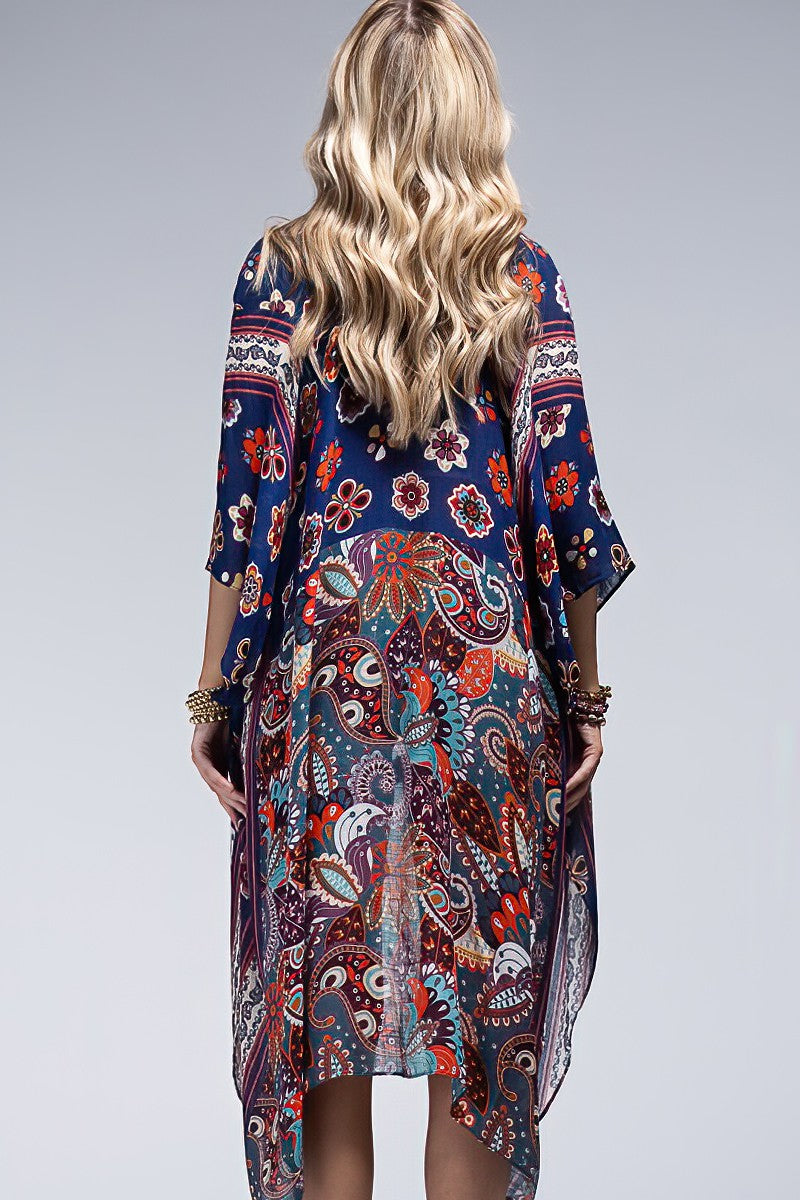 URBANISTA Flower & Paisley Kimono