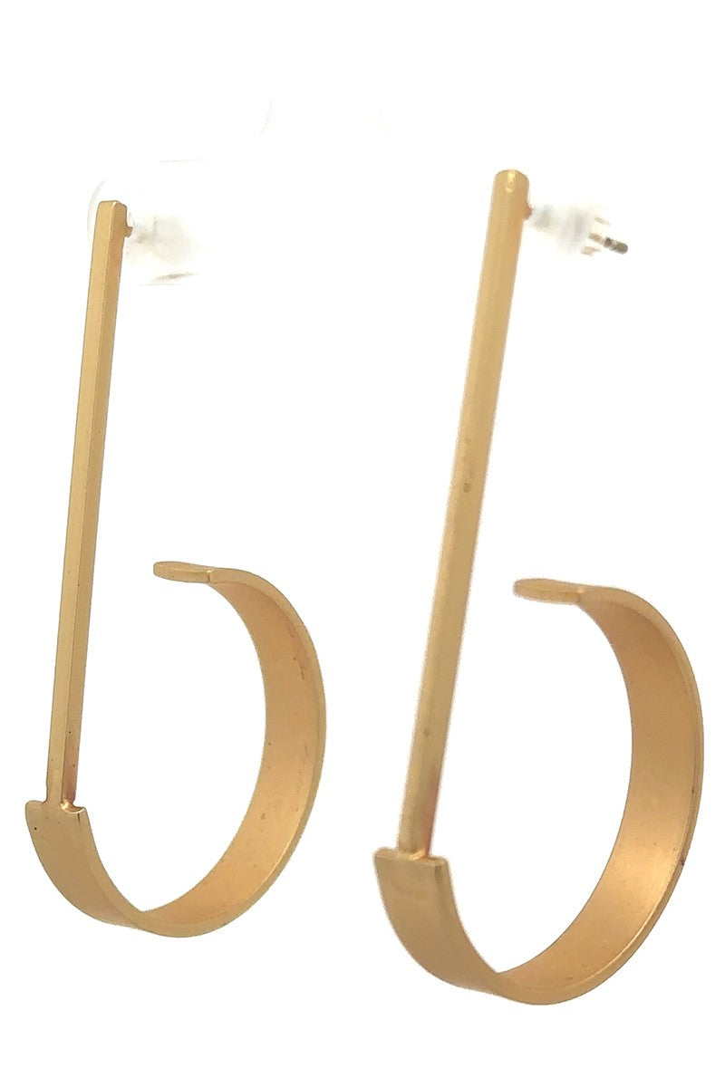 URBANISTA Hook Earrings in Gold or Silver