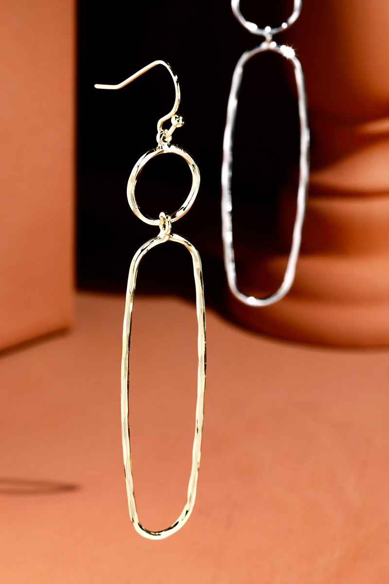 URBANISTA Linked Wire Oval Earrings