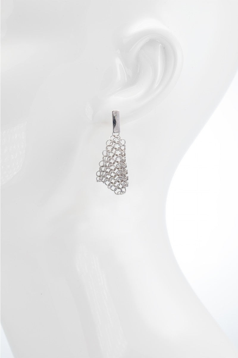 URBANISTA Metal Mesh Earrings