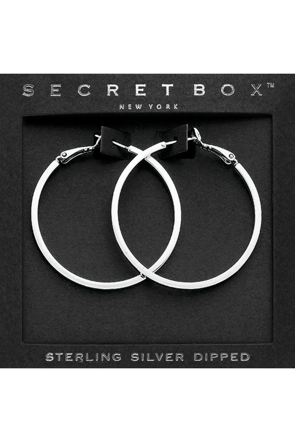 WONA Secret Box14k Gold Dipped Hoop Earrings
