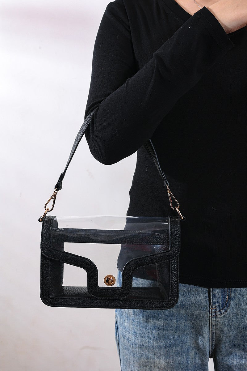 ZENANA Premium Clear Stadium Nina Handbag