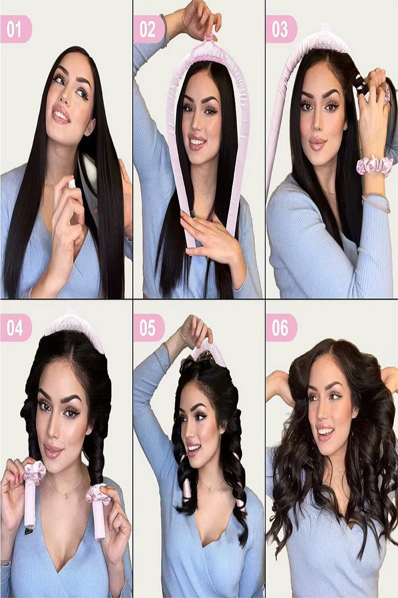 ZENANA Heatless Hair Curler Curling Set