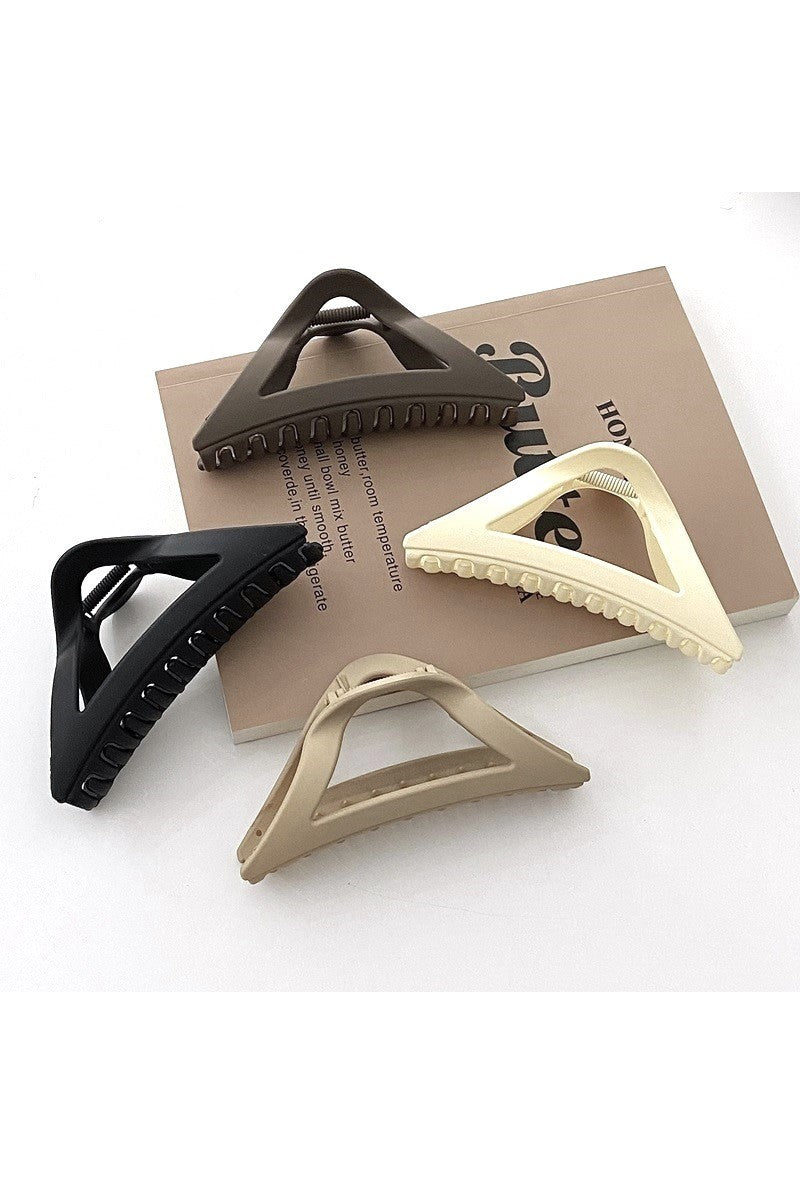 ZENANA Large Triangle Matte Finish Hair Clip