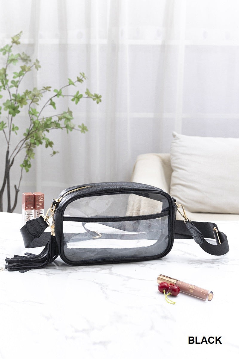 ZENANA Clear Crossbody Bag