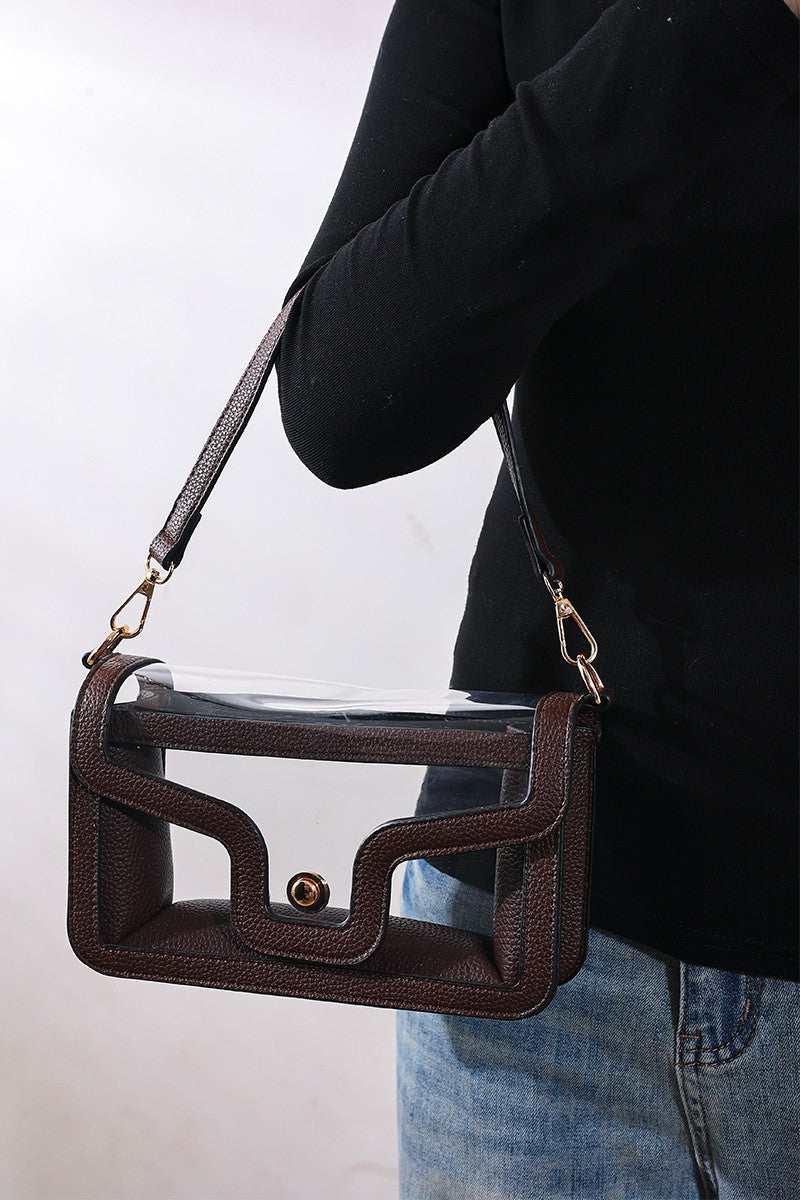 ZENANA Premium Clear Stadium Nina Handbag