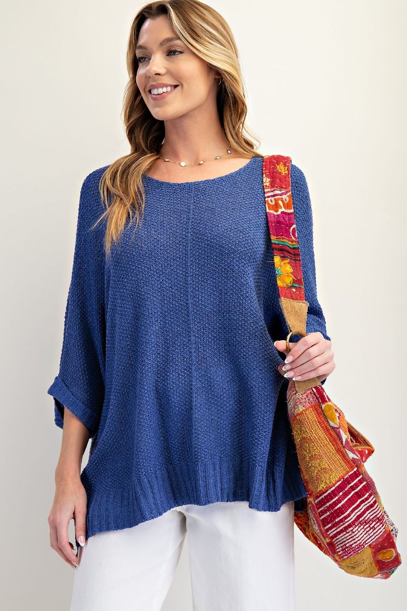 EASEL Plus Lightweight Sweater Top