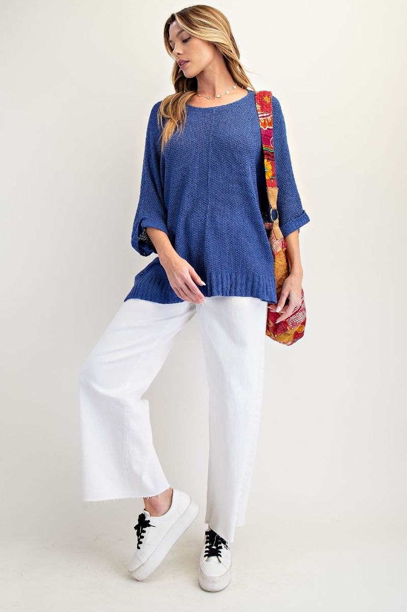 EASEL Plus Lightweight Sweater Top