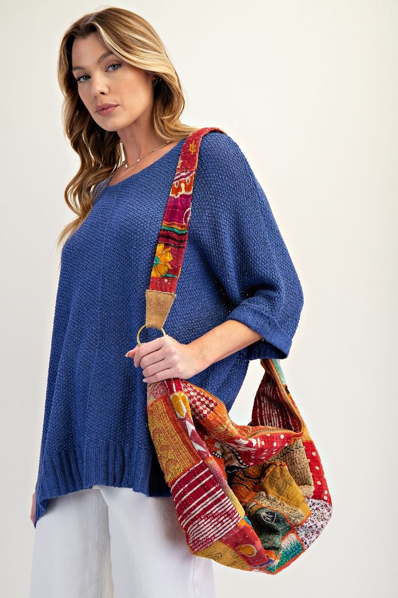 EASEL Plus Lightweight Sweater Top