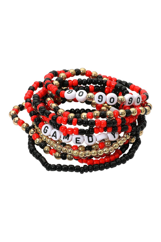 WONA Go Gameday Beaded Stretch Bracelets