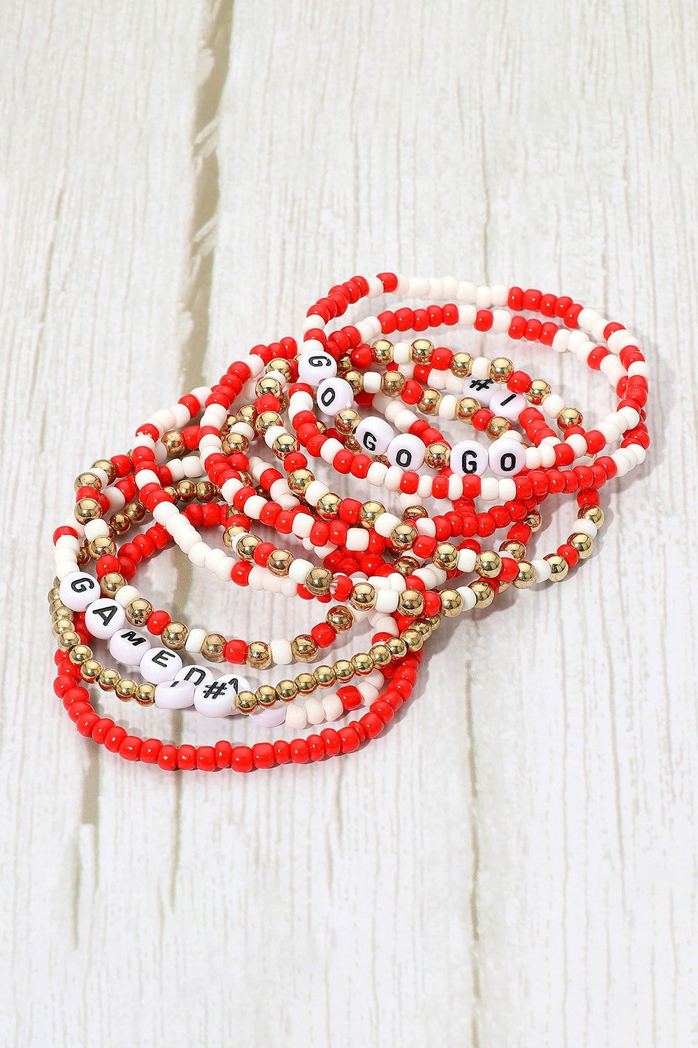 WONA Go Gameday Beaded Stretch Bracelets