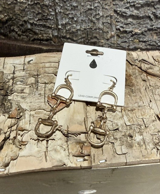 DMC Horse Bit Earrings