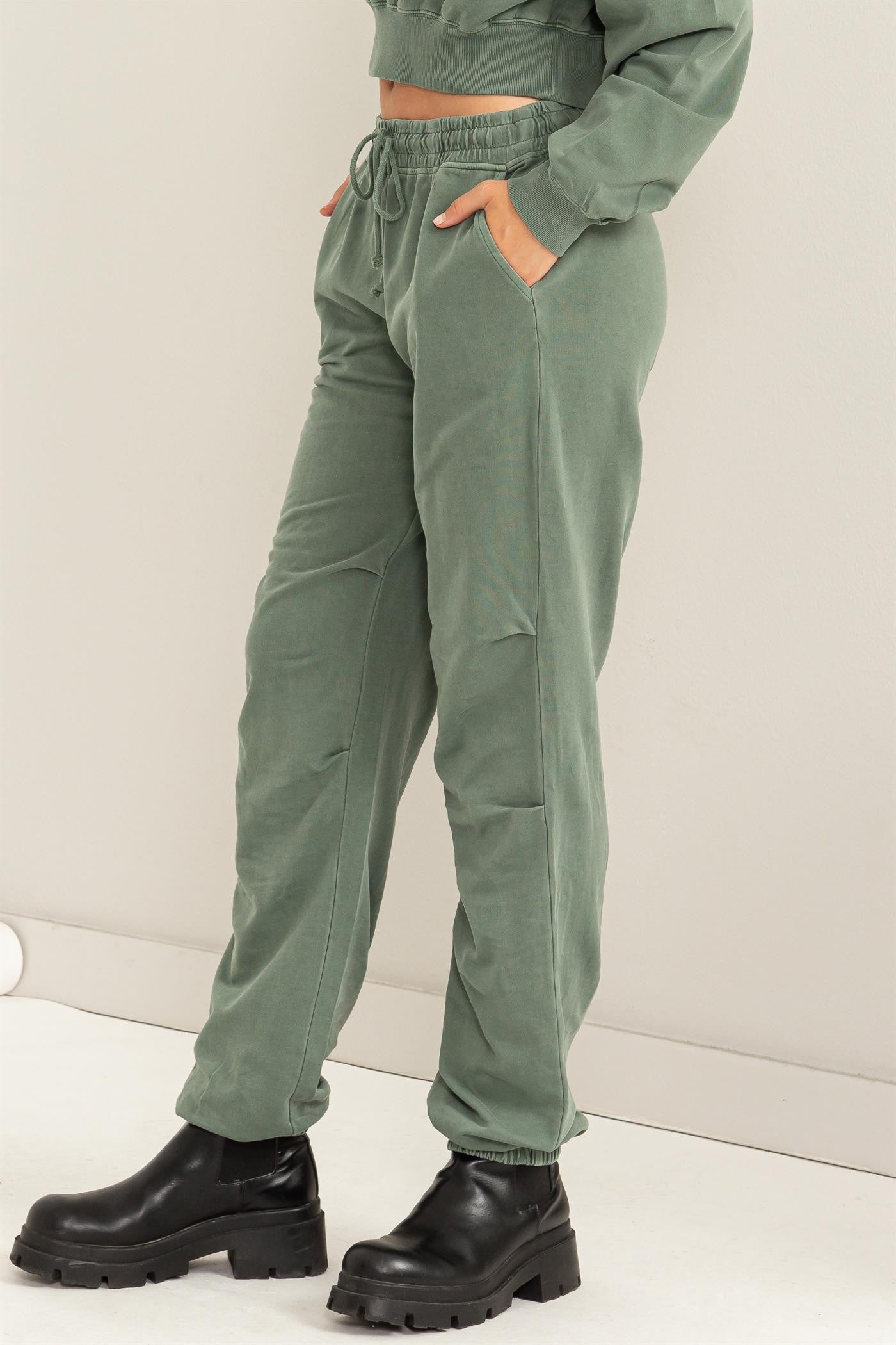 HYFVE Gray Green Drawstring Sweatpants