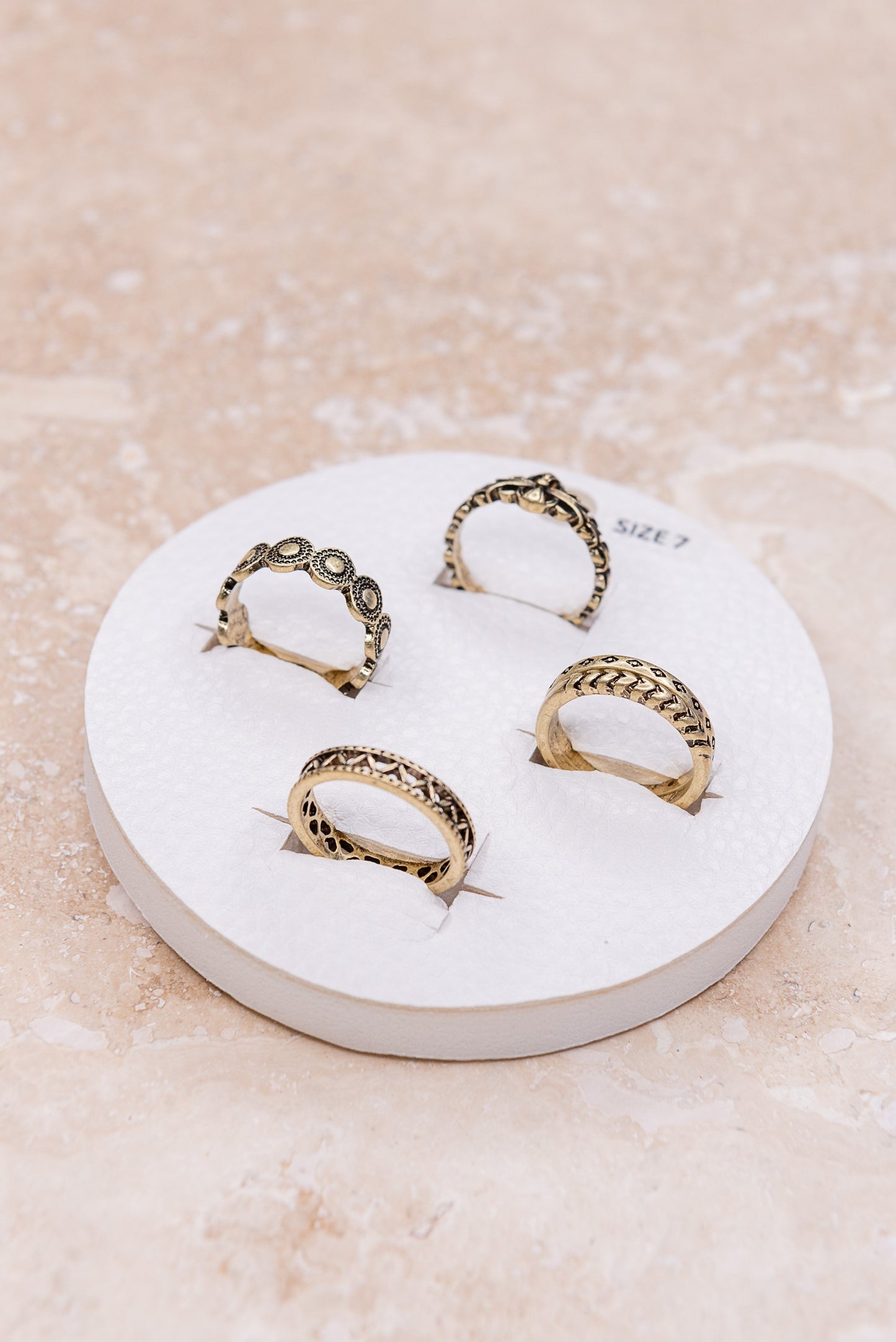 DYLAN Montana Ring Set Bronze