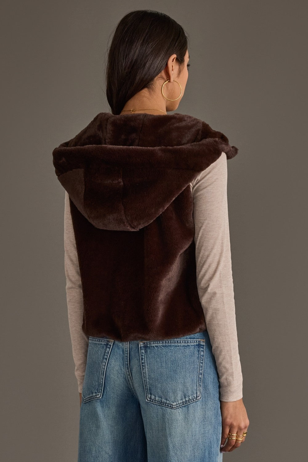 PANACHE Faux Fur Vest