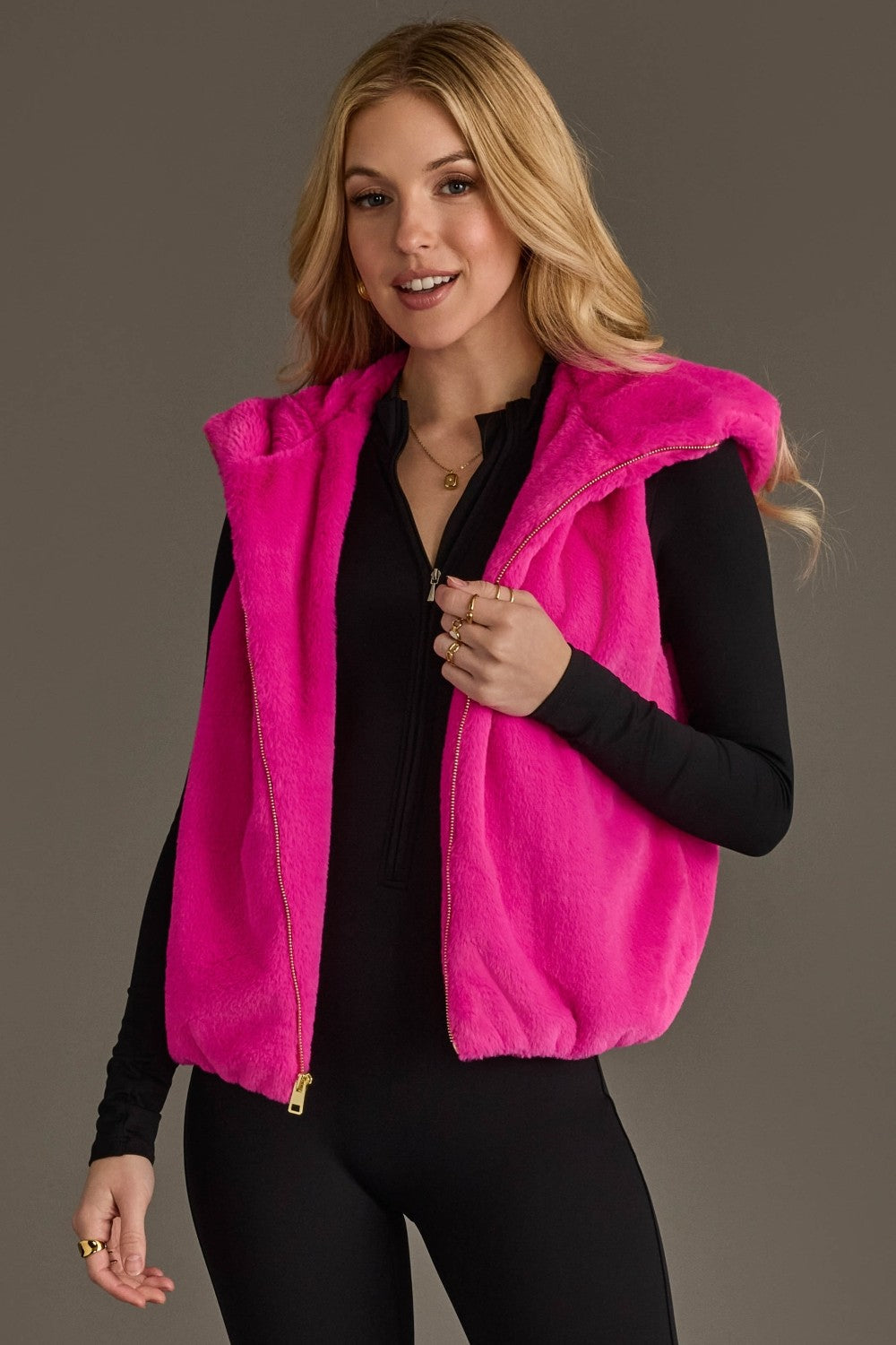 PANACHE Faux Fur Vest