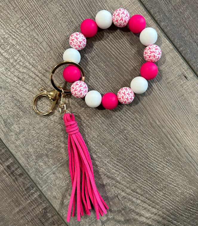 JILLIAN Breast Cancer Awareness Keychain