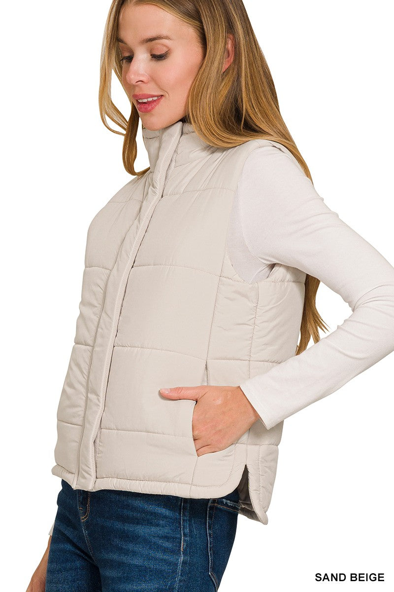 ZENANA Sleeveless Quilted Vest